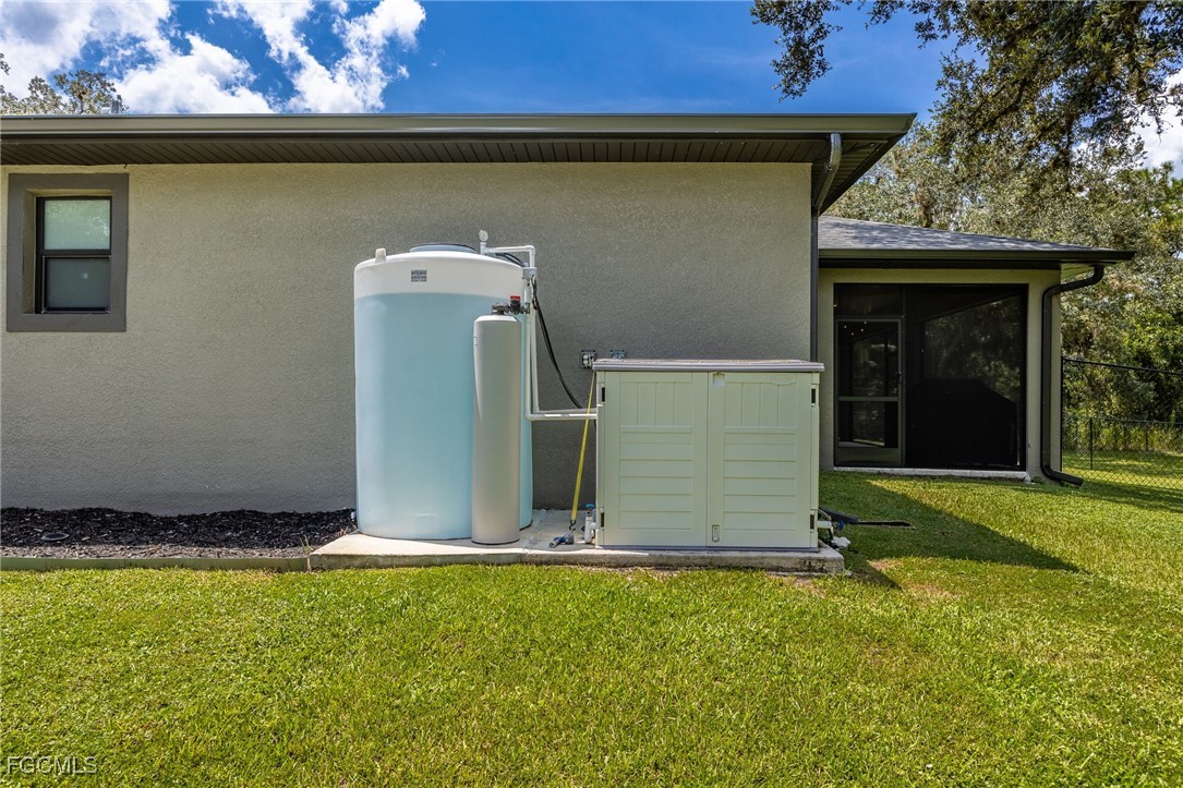 2391 Lippincott Road Alva, FL 33920 - Photo 40 of 50 a view of a garage