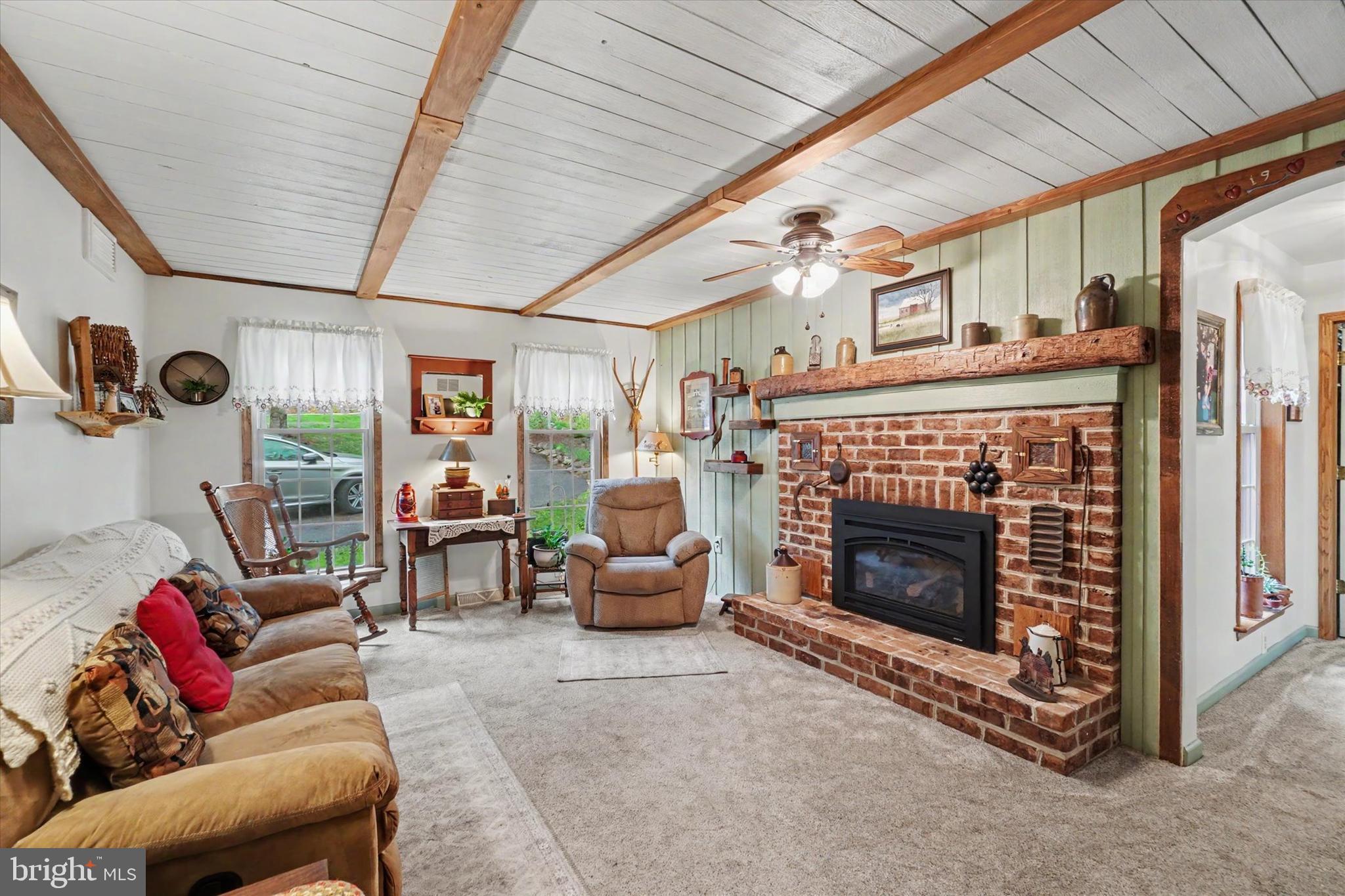 2285 Bremer Road Dover, PA 17315 - Photo 13 of 50 Family room with gas fireplace