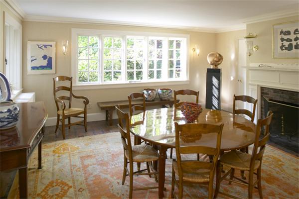 8 Lincoln Lane Cambridge, MA 02138 - Photo 4 of 13 a view of a dining room with furniture and a large window