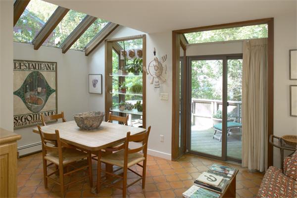 8 Lincoln Lane Cambridge, MA 02138 - Photo 7 of 13 a view of a dining room with furniture and chandelier