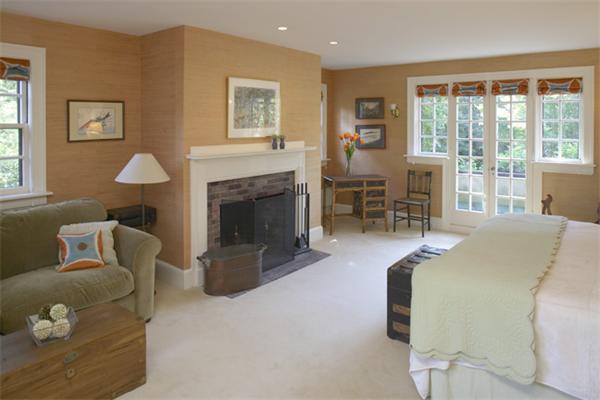 8 Lincoln Lane Cambridge, MA 02138 - Photo 8 of 13 a living room with furniture and a fireplace