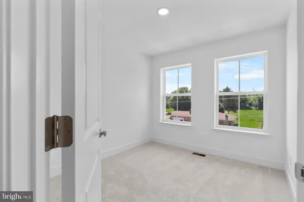 a view of an empty room