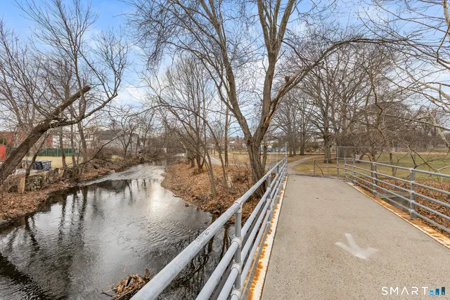 a view of yard covered with snow