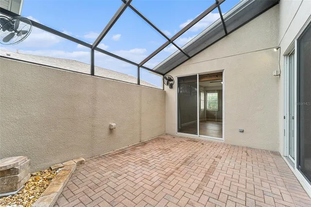 a view of a backyard of a house