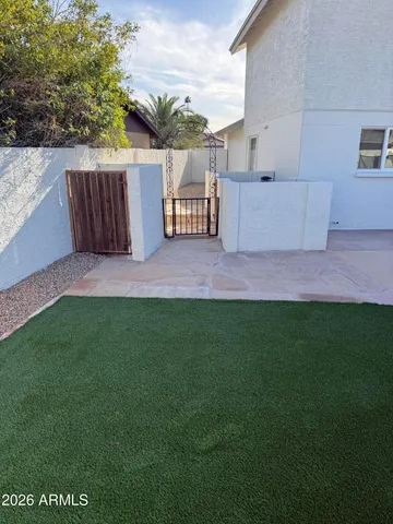 a front view of a house with a garage