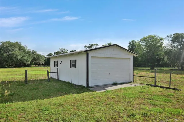 a house view with a outdoor space