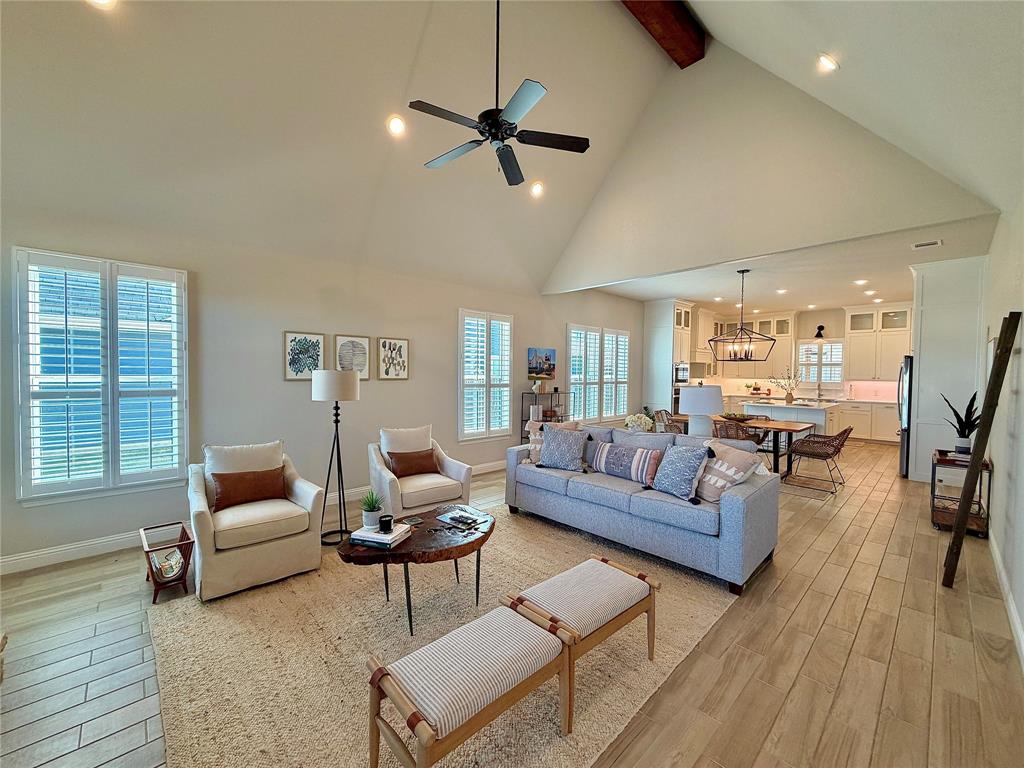 649 Gray Road Burleson, TX 76028 - Photo 7 of 28 a living room with furniture and a large window