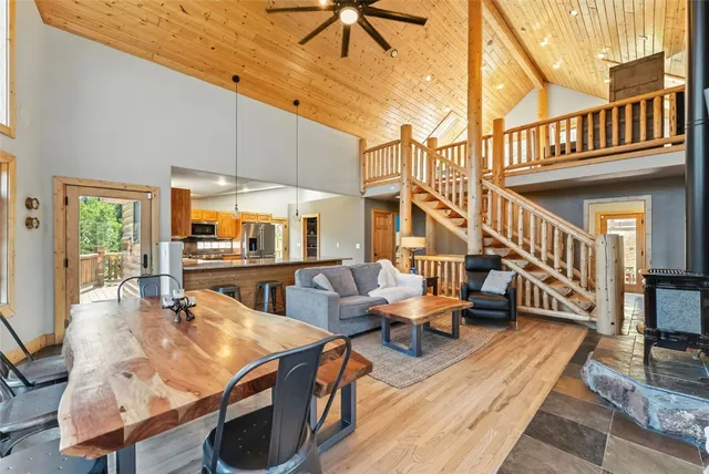 a outdoor space with patio lots of furniture