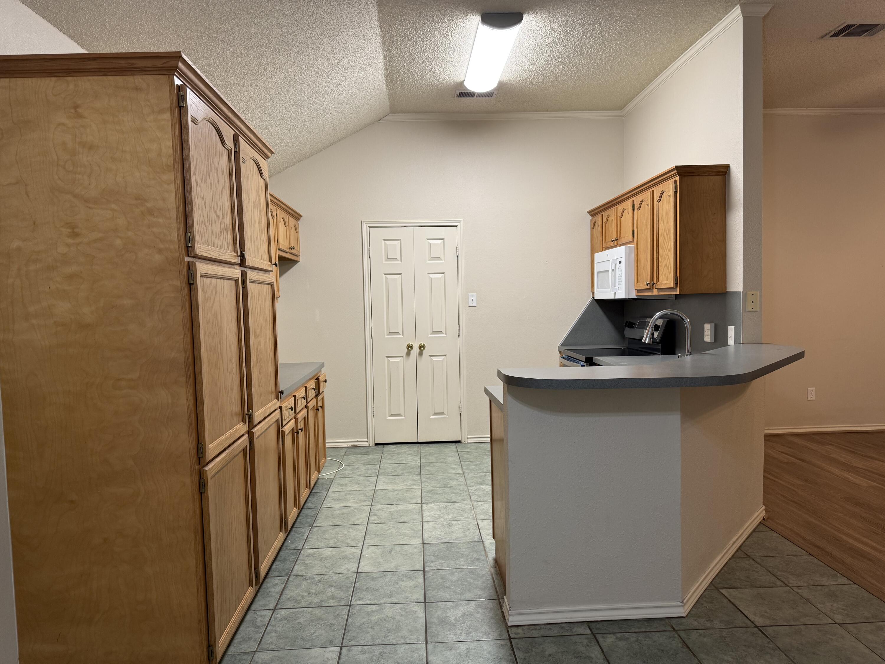 10602 Akron Avenue Lubbock, TX 79423 - Photo 4 of 16 a hallway with a sink and a window
