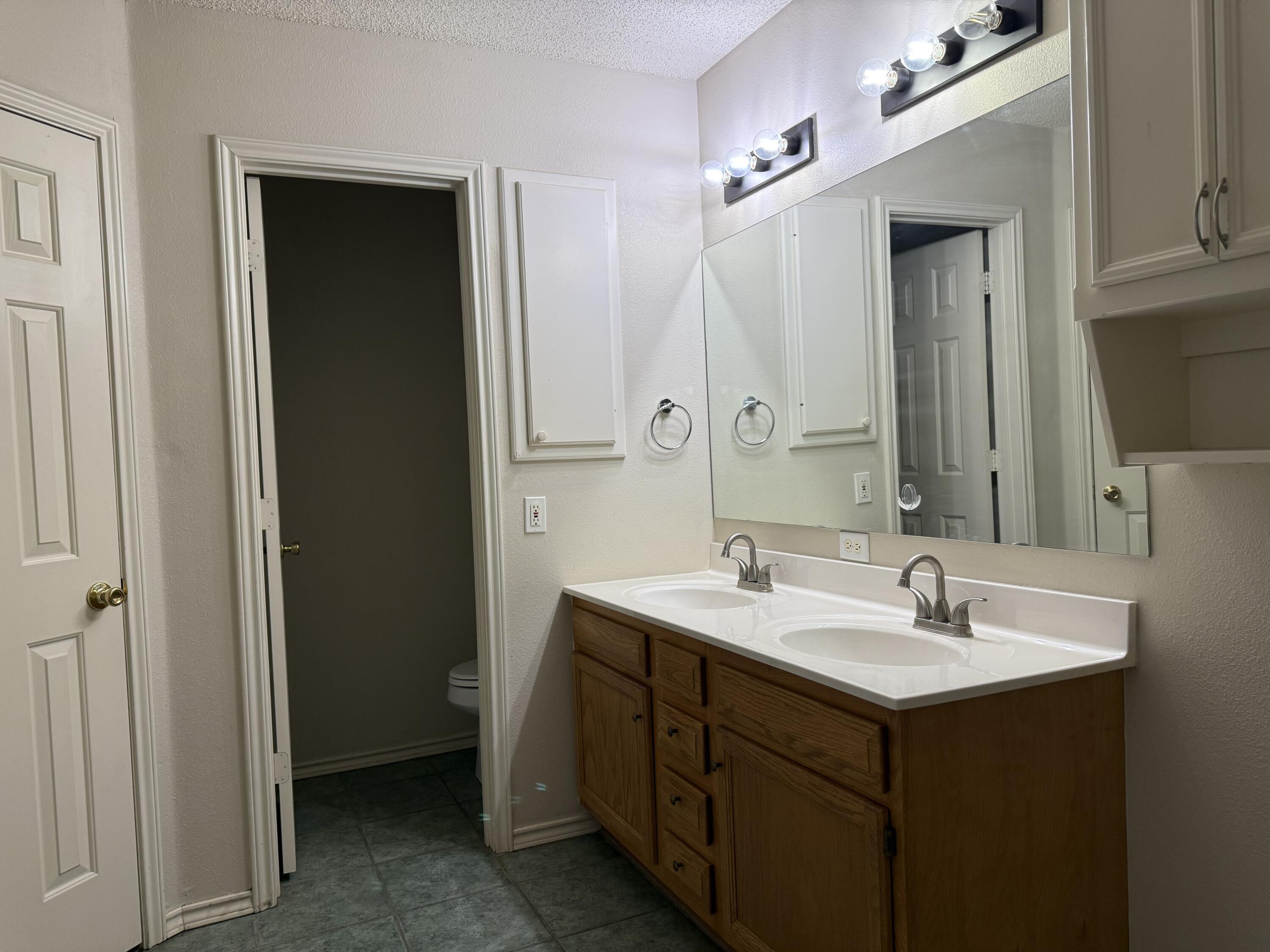 10602 Akron Avenue Lubbock, TX 79423 - Photo 10 of 16 a bathroom with a sink and a mirror