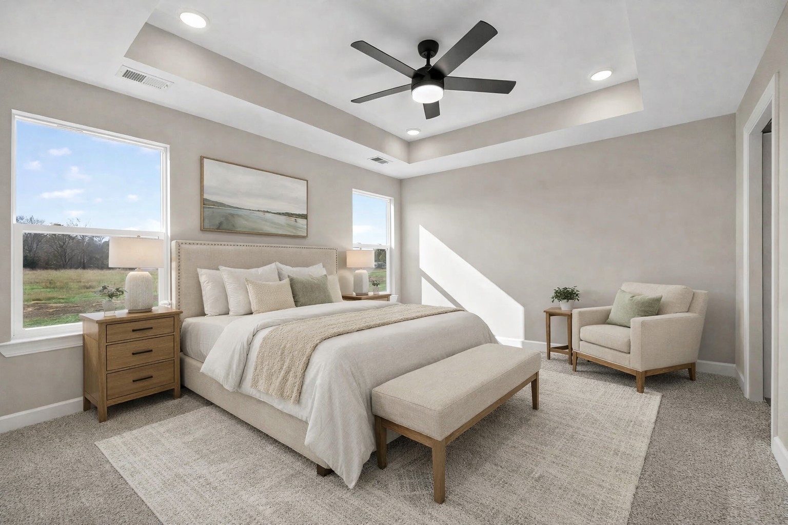 774 C Rody Road McMinnville, TN 37110 - Photo 40 of 40 a spacious bedroom with a bed and a ceiling fan