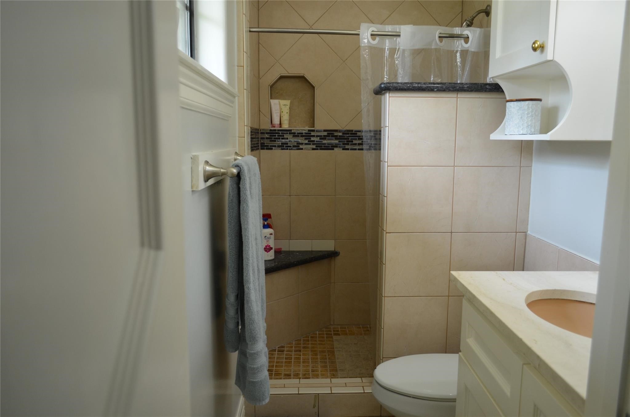 4731 High Point Lane Houston, TX 77053 - Photo 9 of 16 a bathroom with a toilet and a shower