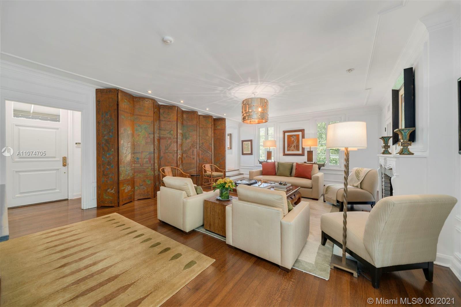 1000 Hardee Road Coral Gables, FL 33146 - Photo 3 of 26 a living room with furniture and wooden floor