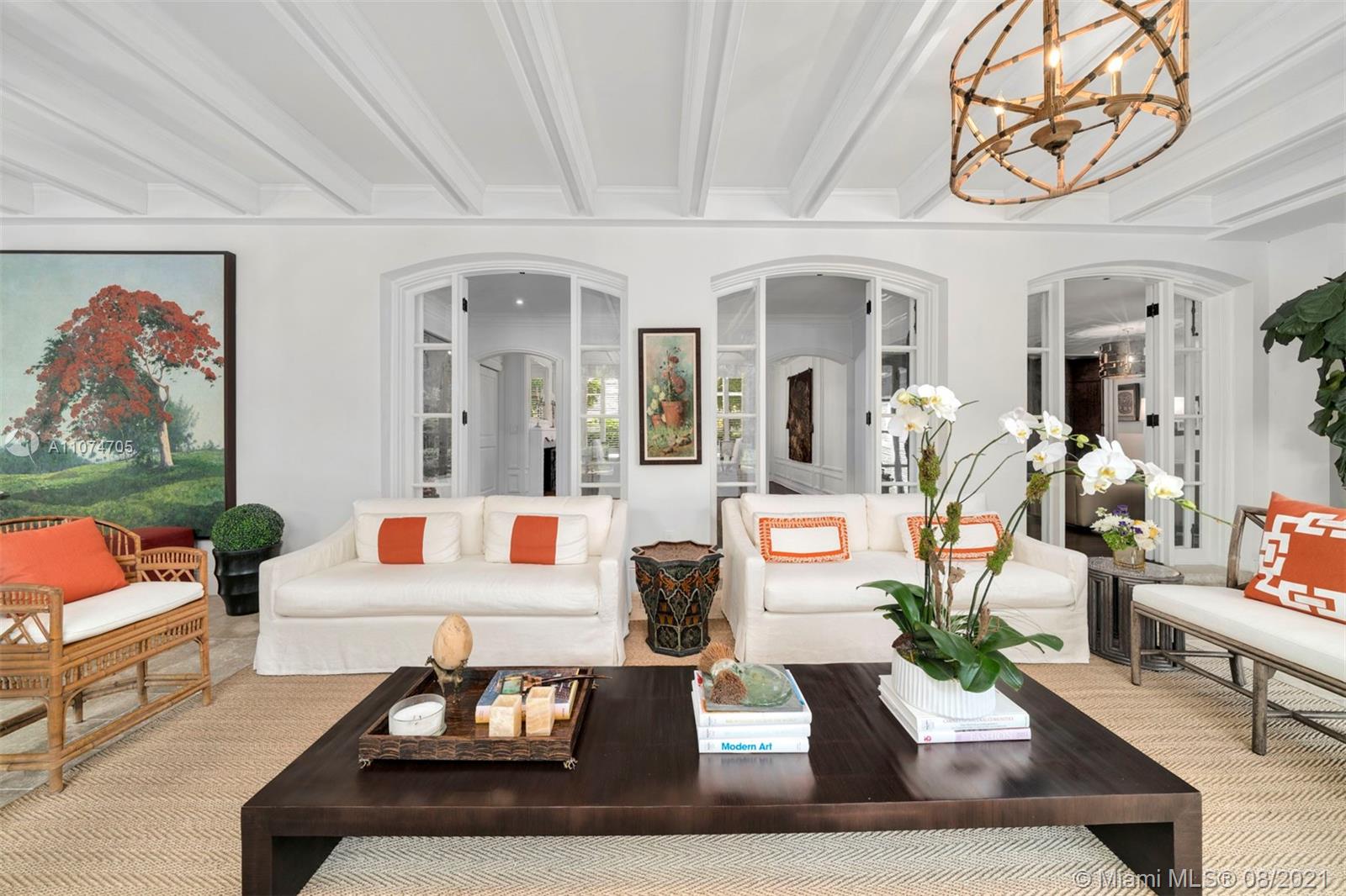 1000 Hardee Road Coral Gables, FL 33146 - Photo 10 of 26 a living room with furniture and flowers