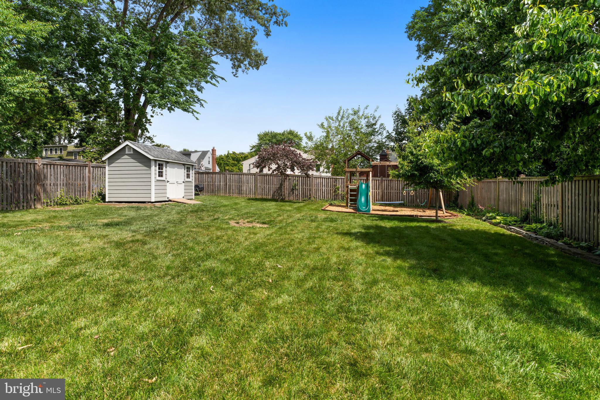 2107 Oak Lodge Road Baltimore, MD 21228 - Photo 43 of 50 Backyard with Shed and playground