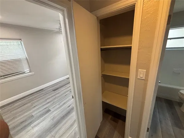 a view of walk in closet