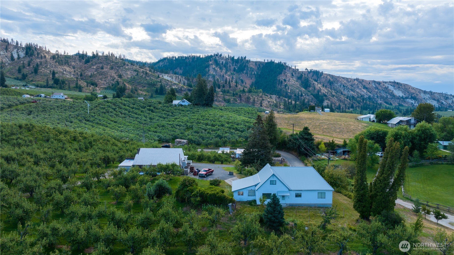8612 Ludwig Hill Road Peshastin, WA 98847 - Photo 26 of 30 a view of a lush green forest with houses