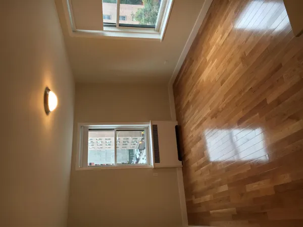 a view of an front door