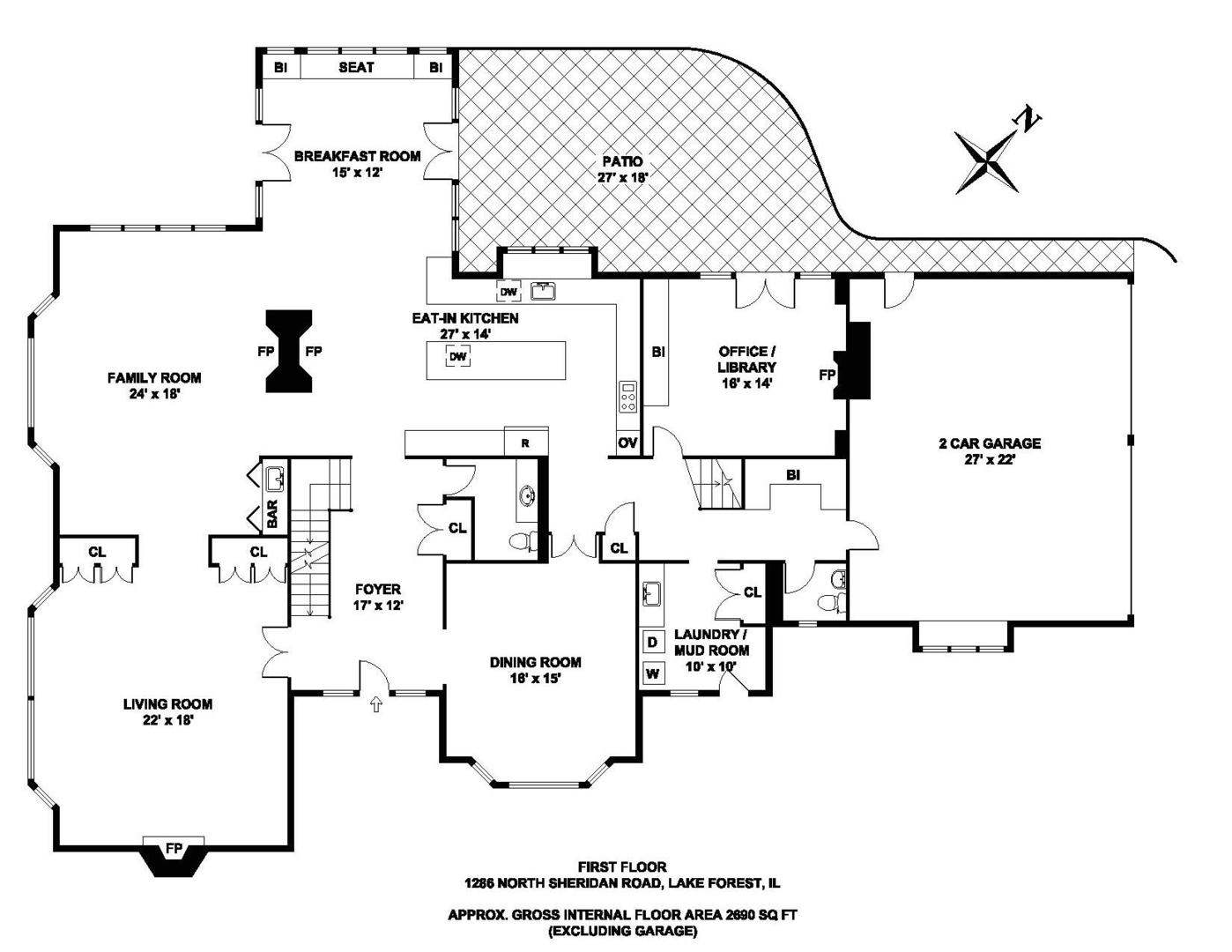 1286 North Sheridan Road Lake Forest, IL 60045 - Photo 37 of 38