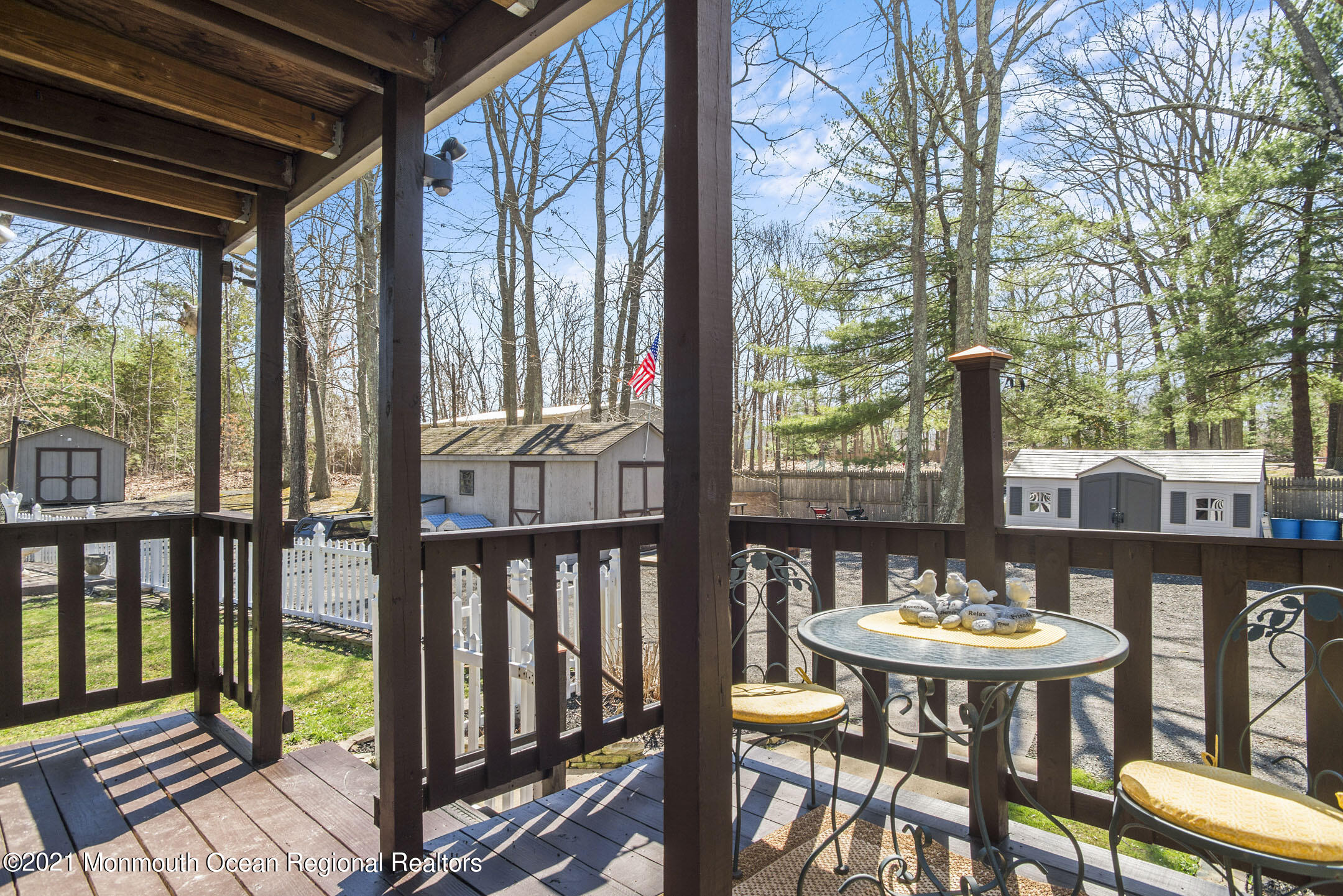 511 Cerrina Road Jackson, NJ 08527 - Photo 35 of 46 a view of a balcony chairs and dinning table and chairs