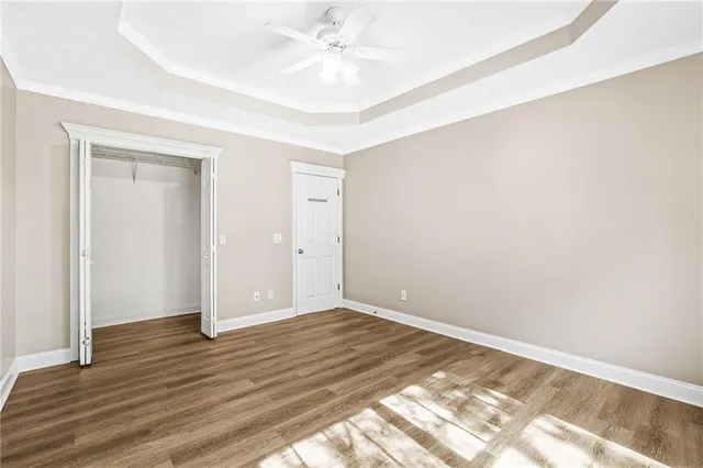 wooden floor in an empty room