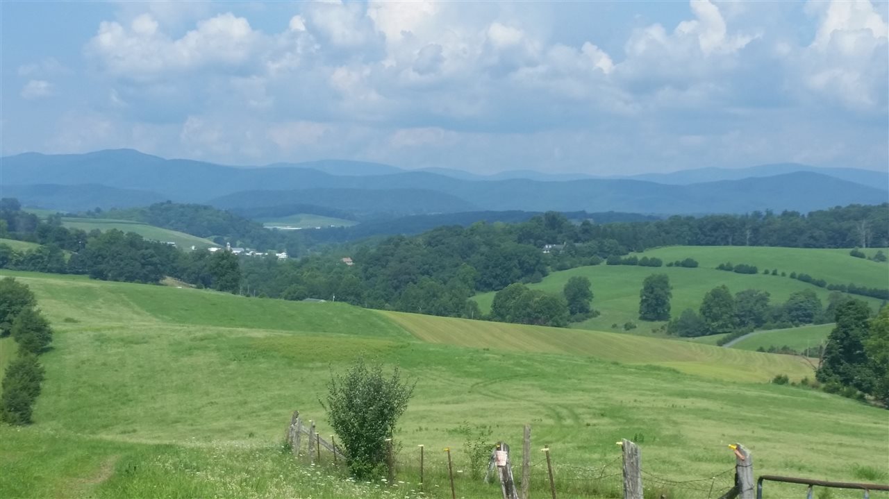 387 Curry Road Mount Solon, VA 22843 - Photo 1 of 4 a view of a green field with mountains in the background