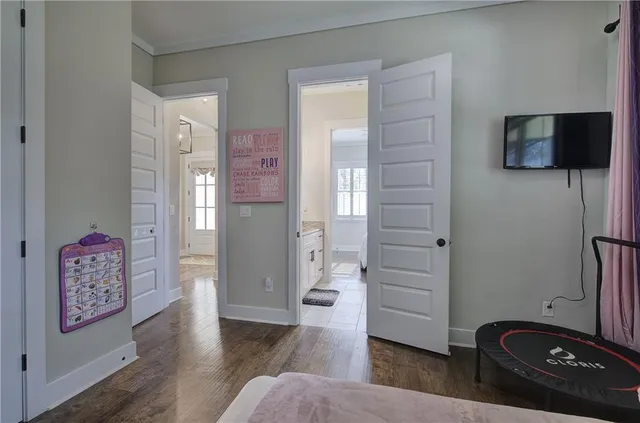 a view of a porch with furniture and a yard