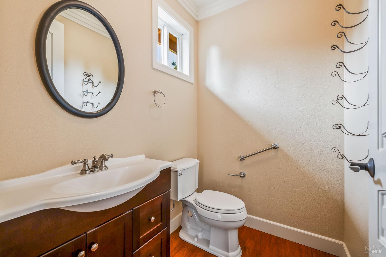 16611 Pearl Ranch Road Fort Bragg, CA 95437 - Photo 38 of 71 a bathroom with a sink and a mirror