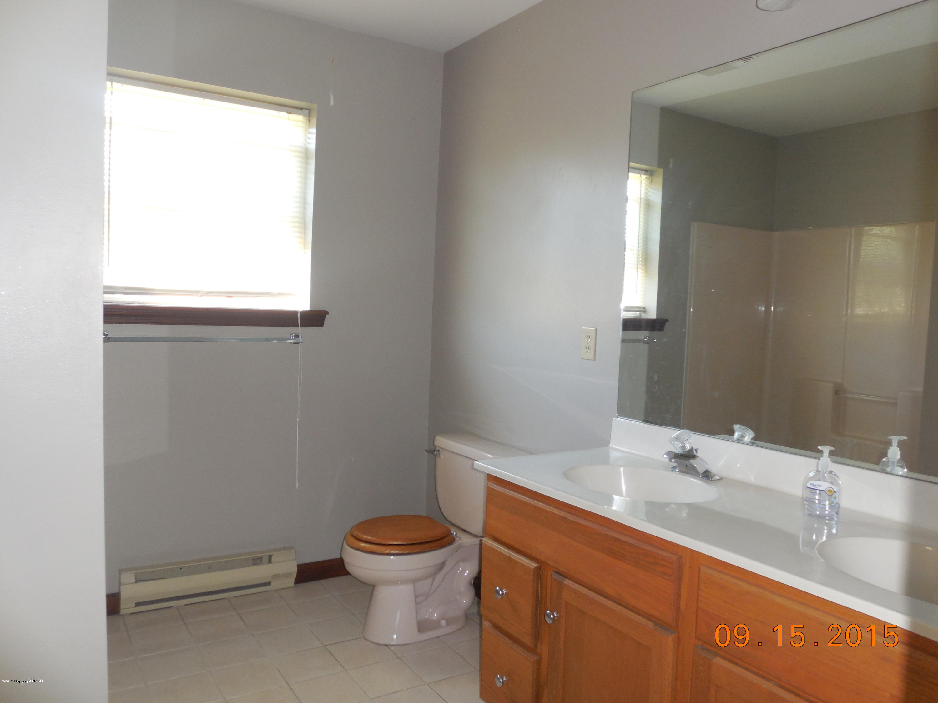 2216 Hill Road Effort, PA 18330 - Photo 4 of 11 a bathroom with a toilet sink and mirror