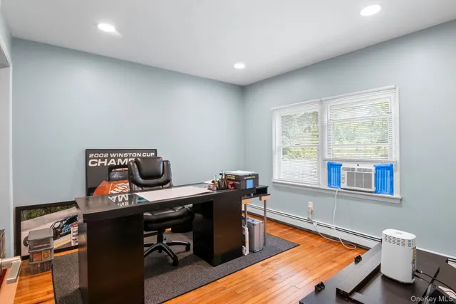 a room with furniture and window