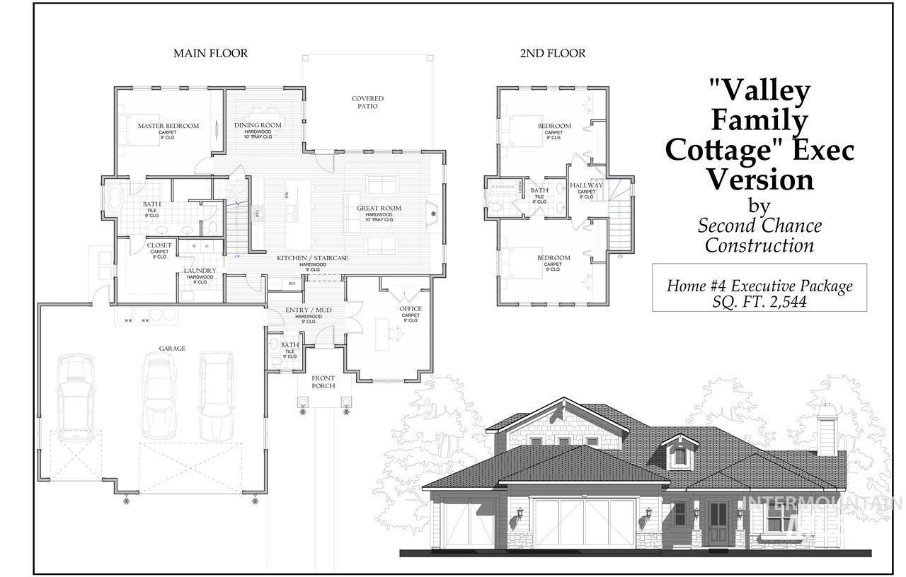 1129 West Recess Way Kuna, ID 83634 - Photo 2 of 2 View of home floor plan