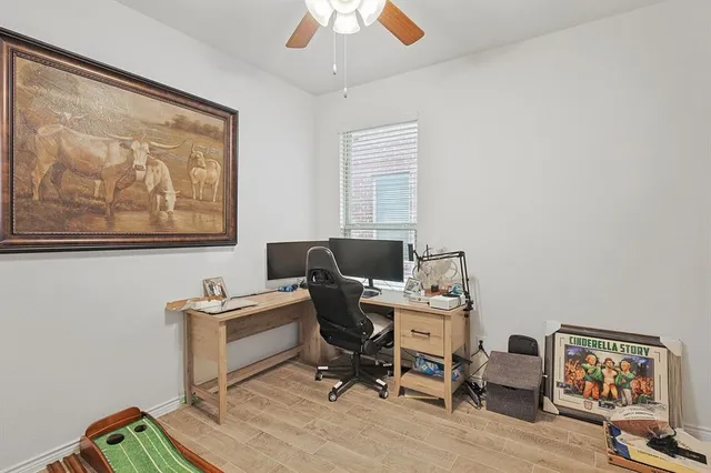 a view of a hallway with elevator