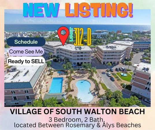$969,500 | 10343 East County Highway 30A, Unit 312D, Inlet Beach, FL 32413
