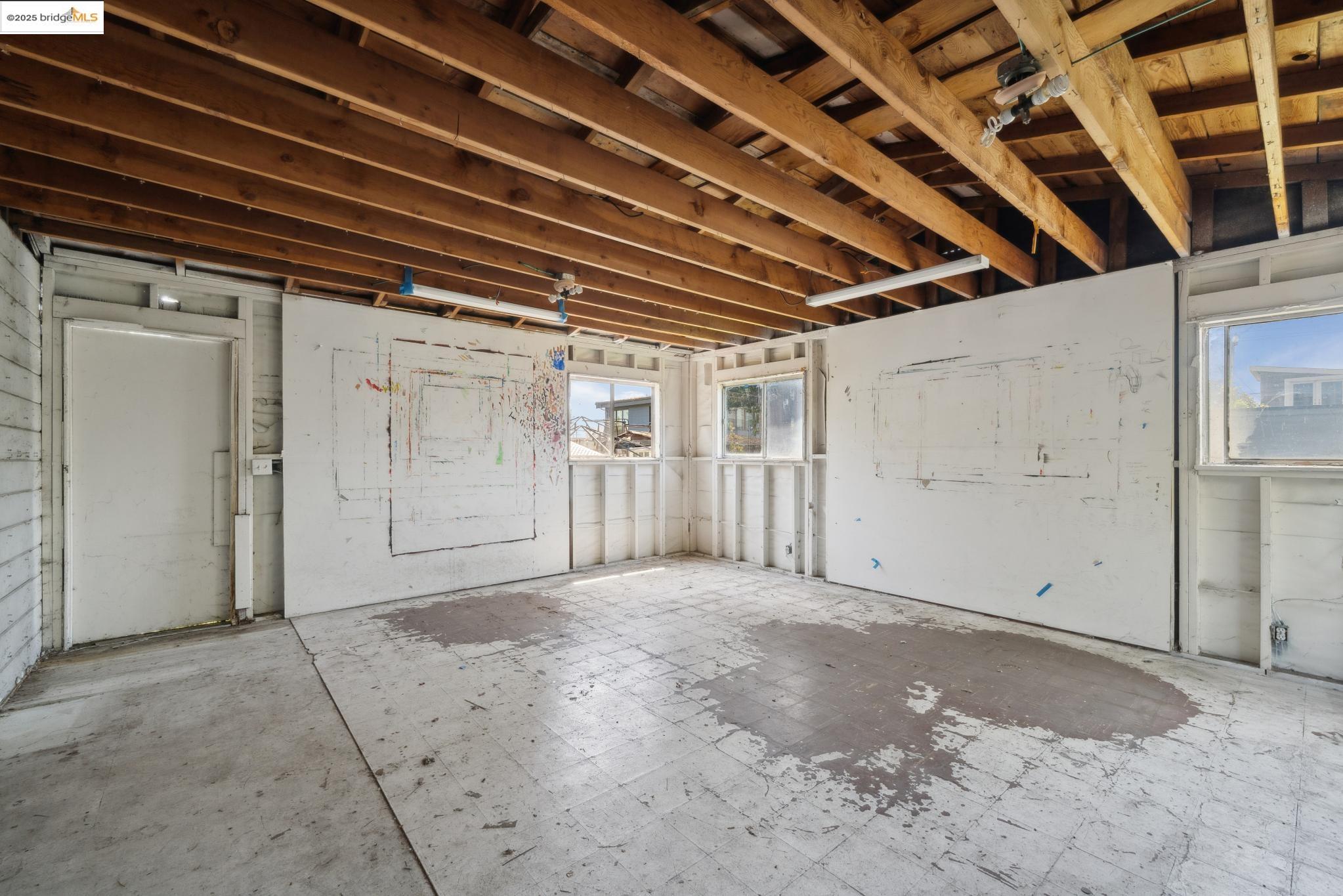 a view of an empty room