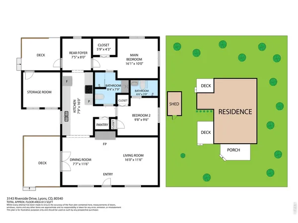 $345,000 | 3143 Riverside Drive, Lyons, CO 80540