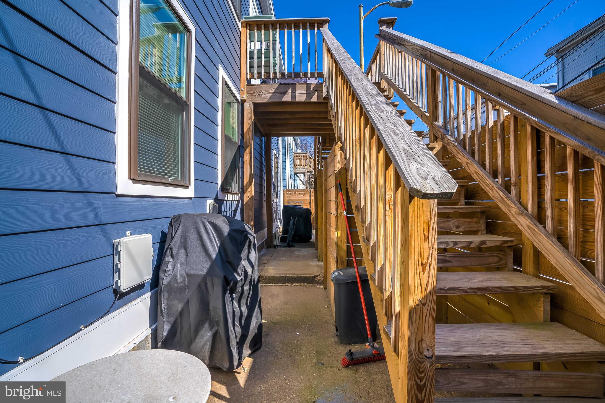 1605 F Street Northeast, Unit 2 Washington, DC 20002 - Photo 23 of 29 a view of staircase with wooden floor and a stairs