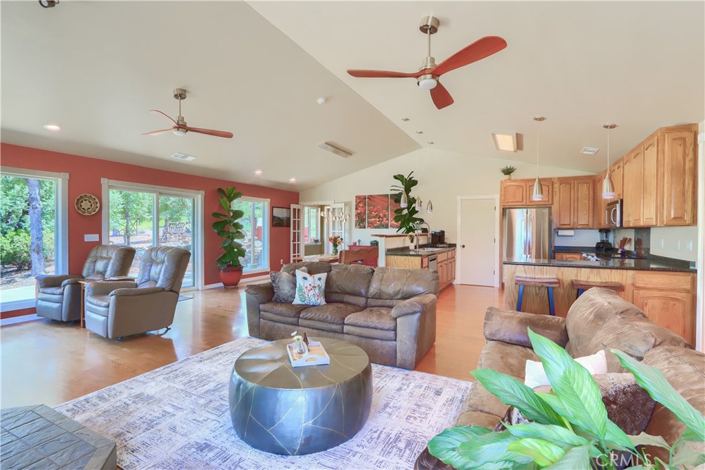 6097 Sherlock Road Midpines, CA 95345 - Photo 9 of 63 a living room with furniture and a large window