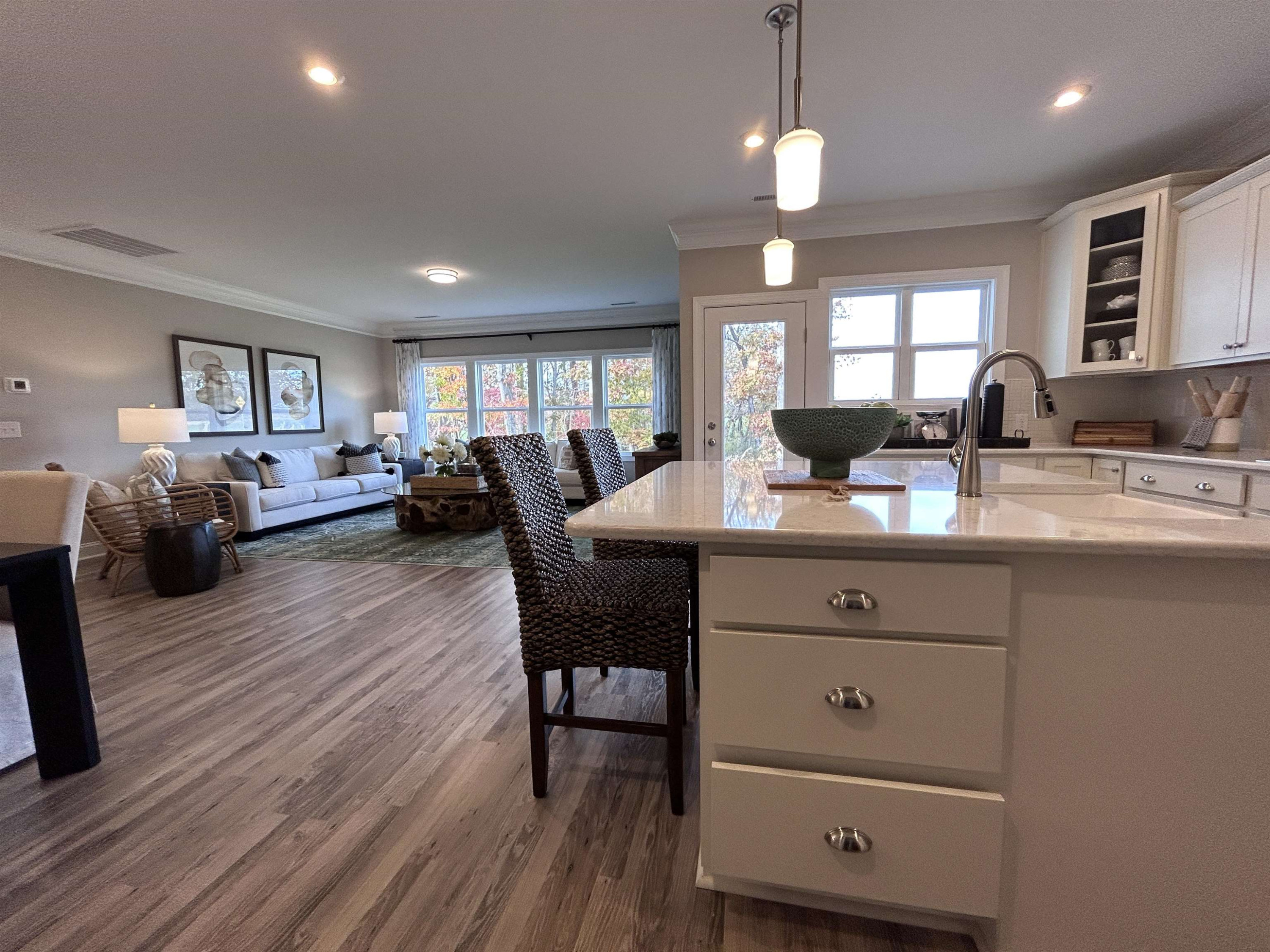 204 Kavanaugh Road Wake Forest, NC 27587 - Photo 21 of 53 a view of a dining room with furniture window and wooden floor