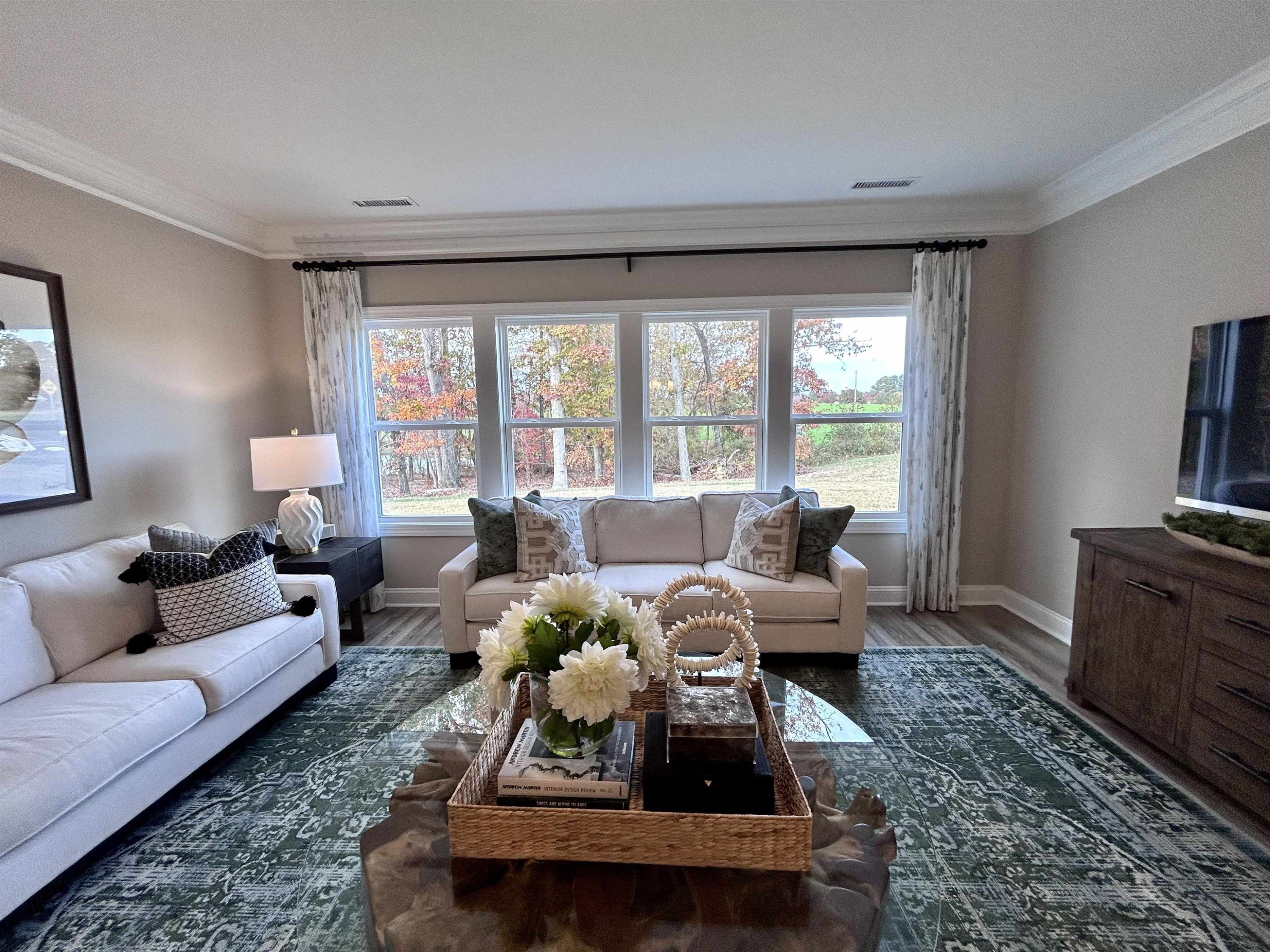 204 Kavanaugh Road Wake Forest, NC 27587 - Photo 29 of 53 a living room with furniture or couch and a flat screen tv