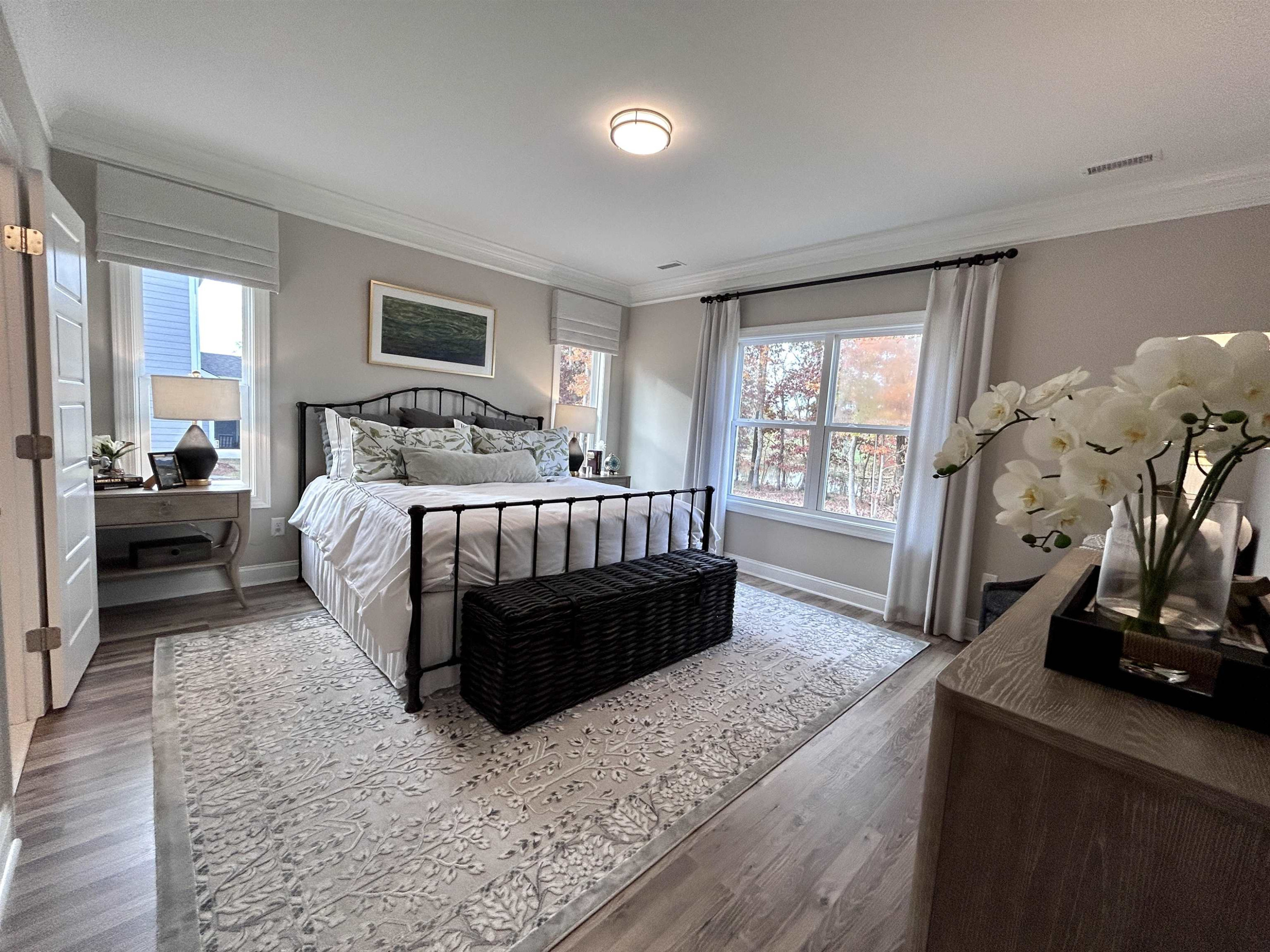 204 Kavanaugh Road Wake Forest, NC 27587 - Photo 40 of 53 a bedroom with a bed window and a couch