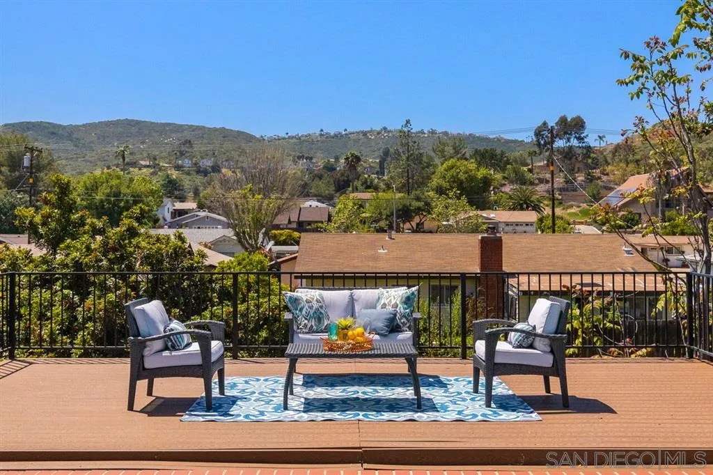 13916 Frame Road Poway, CA 92064 - Photo 5 of 19 an aerial view of a chairs and table in the patio