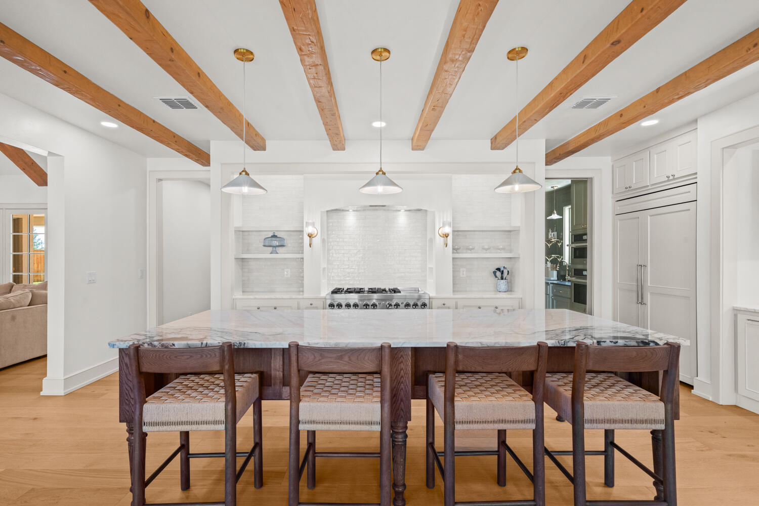 3911 149th Street Lubbock, TX 79423 - Photo 29 of 79 a view of a dining room with furniture and wooden floor