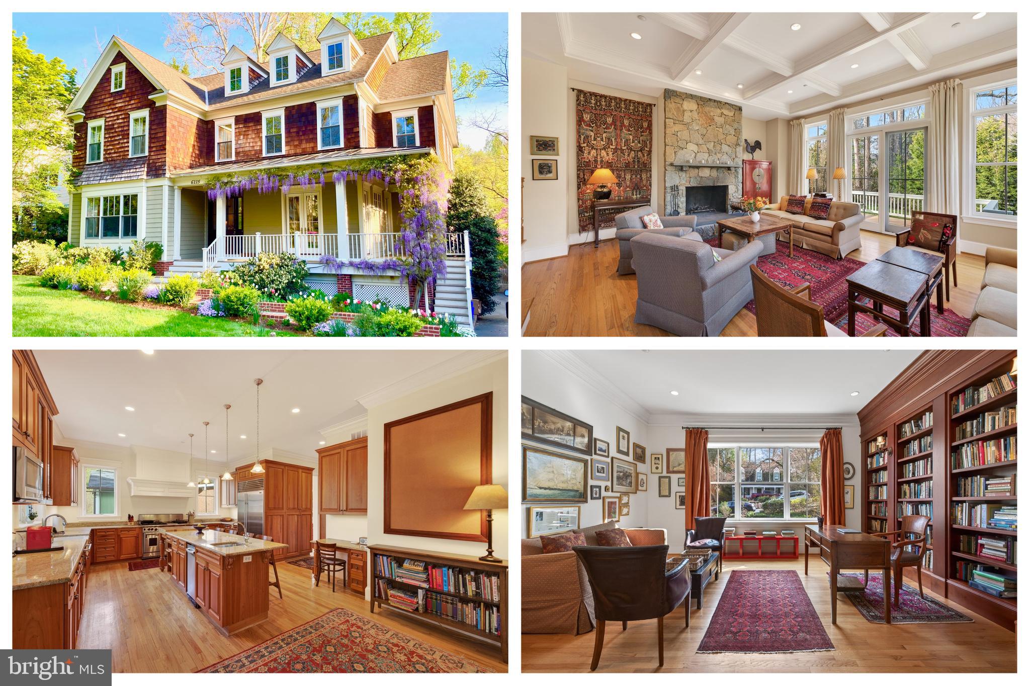 6115 Madawaska Road Bethesda, MD 20816 - Photo 1 of 78 a view of living room and dining room