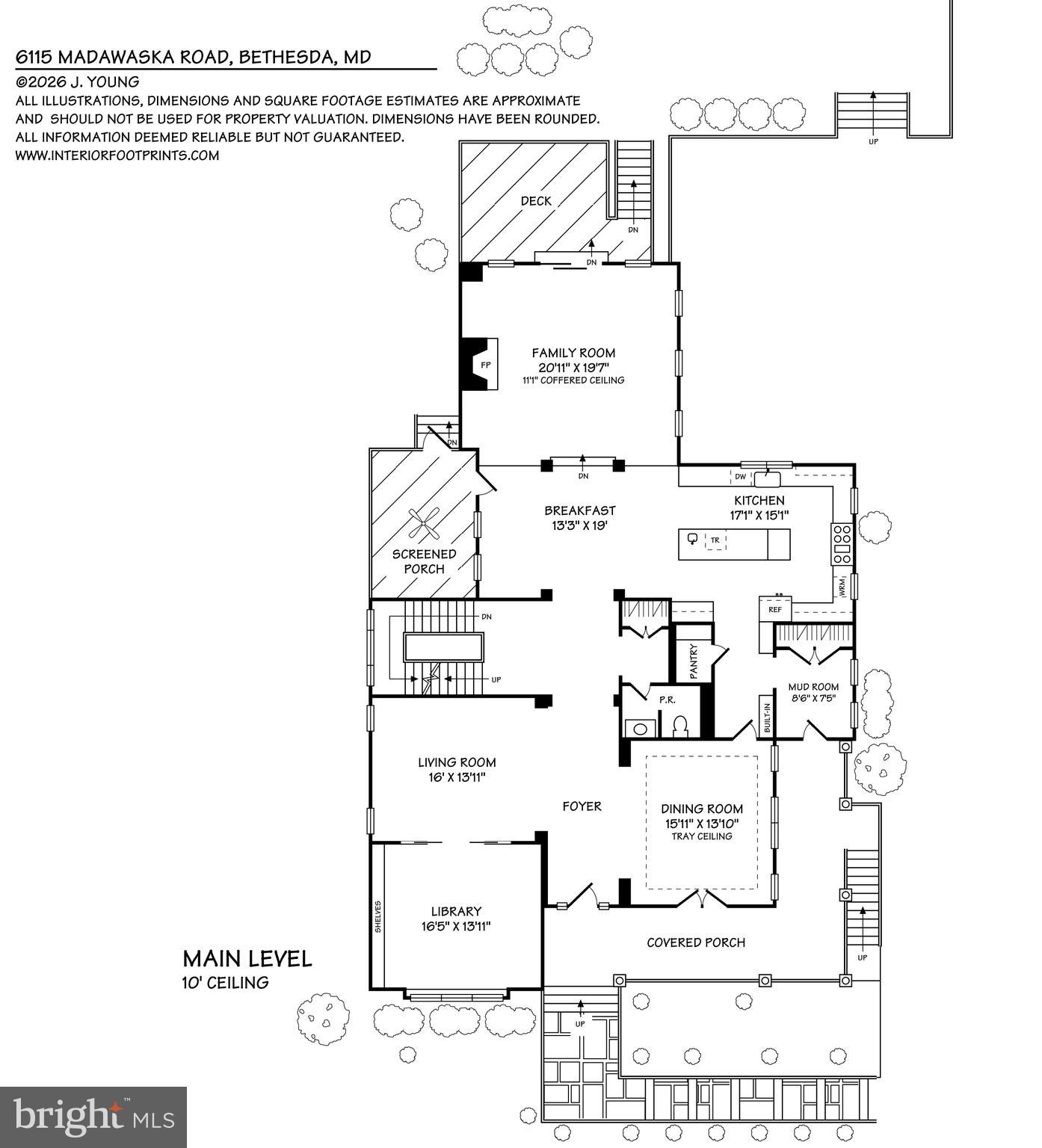 6115 Madawaska Road Bethesda, MD 20816 - Photo 76 of 78 Floor Plan - Main Level