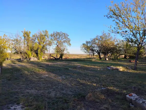 a view of dirt yard