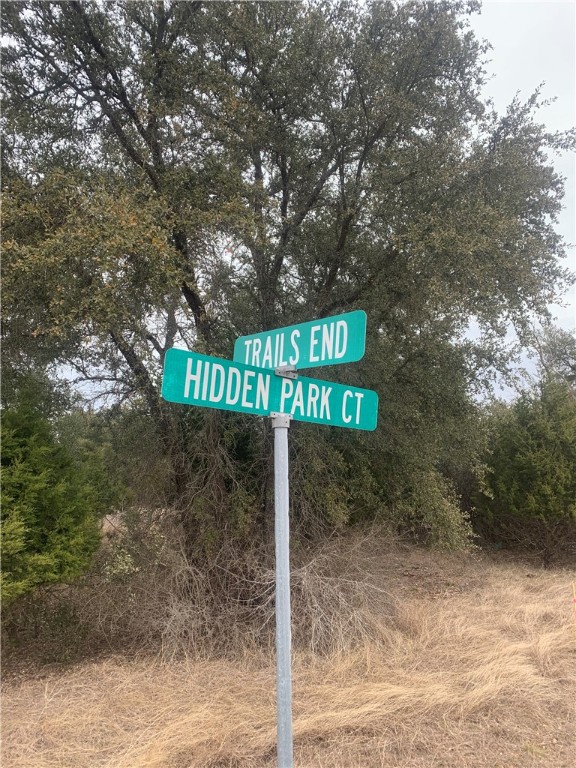 Tbd Tbd Trail Salado, TX 76571 - Photo 1 of 1 a street sign sitting on a road