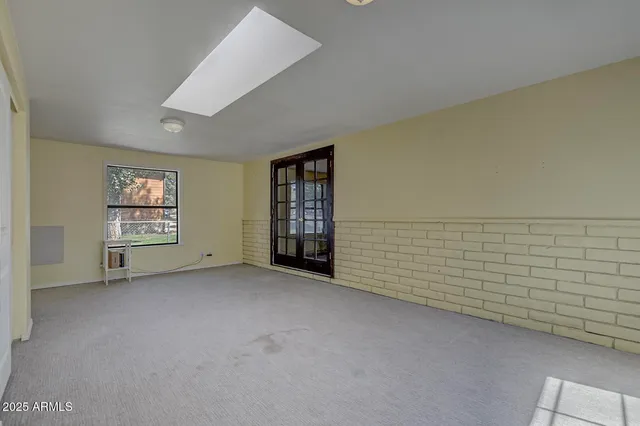 wooden floor in an empty room