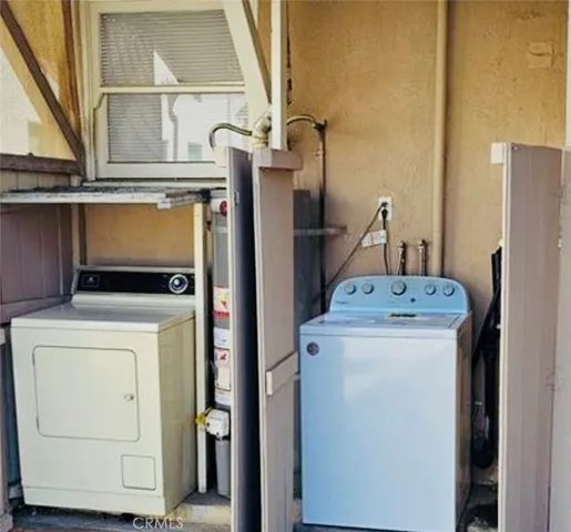 a view of washer and dryer