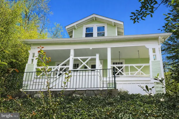 a view of a house with a deck