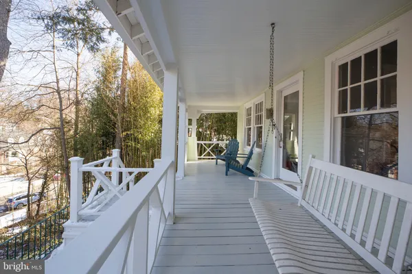 a view of a house with a porch